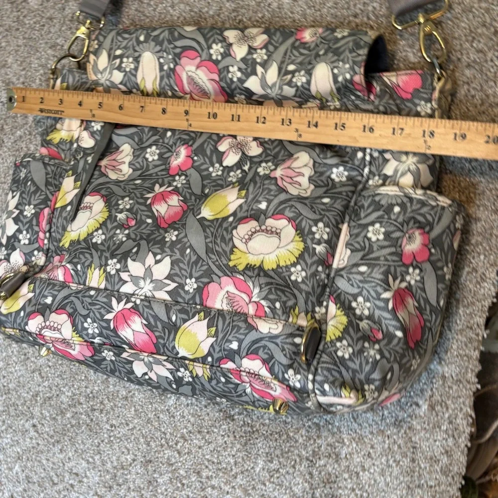 Pottery Barn Kids Diaper Bag Gray Floral Liberty‎ London Backpack